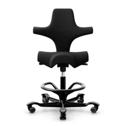Counter stool HAG Capisco 8106, Black/Black, New, Bar stool - Practical & comfortable
