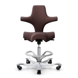 Counter stool HAG Capisco 8106, Brown/Silver gray, New, Bar stool - Practical & comfortable
