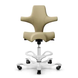 Counter stool HAG Capisco 8106, Yellow/White, New, Bar stool - Practical & comfortable