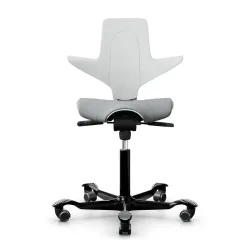 Saddle chair HAG Capisco Puls 8020, White/Black, New, Ergonomic chair - ideal for flexible working