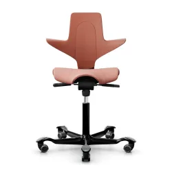 Saddle chair HAG Capisco Puls 8020, Pink/Black, New, Ergonomic chair - ideal for flexible working