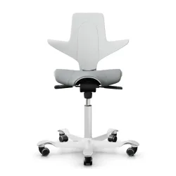 Saddle chair HAG Capisco Puls 8020, White/White, New, Ergonomic chair - ideal for flexible working