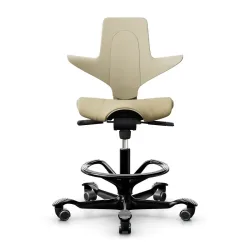 Counter stool HAG Capisco Puls 8020, Yellow/Black, New, Bar stool - Practical & comfortable