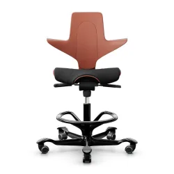 Counter stool HAG Capisco Puls 8020, Pink-black/Black, New, Bar stool - Practical & comfortable