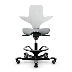 Counter stool HAG Capisco Puls 8020, White/Black, New, Bar stool - Practical & comfortable