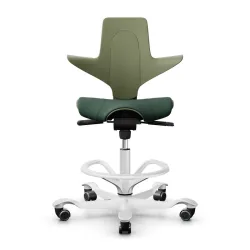 Counter stool HAG Capisco Puls 8020, Green/White, New, Bar stool - Practical & comfortable