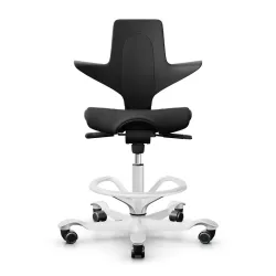 Counter stool HAG Capisco Puls 8020, Black/White, New, Bar stool - Practical & comfortable