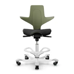 Counter stool HAG Capisco Puls 8020, Green-black/White, New, Bar stool - Practical & comfortable