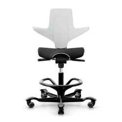Counter stool HAG Capisco Puls 8020, White-black/Black, New, Bar stool - Practical & comfortable