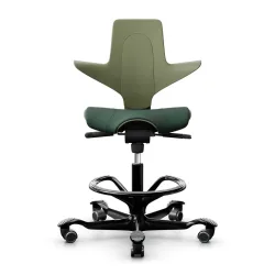 Counter stool HAG Capisco Puls 8020, Green/Black, New, Bar stool - Practical & comfortable