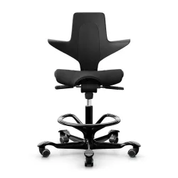 Counter stool HAG Capisco Puls 8020, Black/Black, New, Bar stool - Practical & comfortable