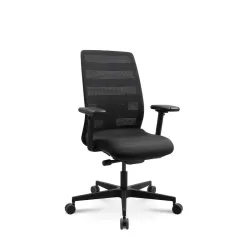 Tradingzone Air 3 Office Chair with 3D Armrests, Black, New, Ergonomic Chair—Ideal for Flexible Work