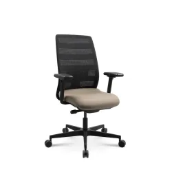 Tradingzone Air 3 Office Chair with 3D Armrests, Beige, New, Ergonomic Chair—Ideal for Flexible Work