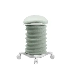 Height-adjustable office stool Topstar Sitness Green/White, Hard floor castors, Dynamic sitting - ideal for healthy sitting