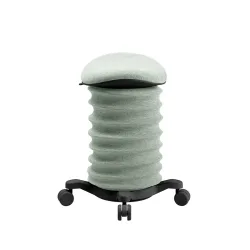 Height-adjustable office stool Topstar Sitness Green/Black, Hard floor castors, Dynamic sitting - ideal for healthy sitting