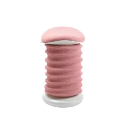 Topstar Hocker SITNESS 4D, ergonomisch, aktives Sitzen, gepolsterter Sattelsitz, höhenverstellbar, um 360° drehbar, Tragegriff, papyrusweiss/rosé
