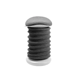 Topstar Hocker SITNESS 4D, ergonomisch, aktives Sitzen, gepolsterter Sattelsitz, höhenverstellbar, um 360° drehbar, Tragegriff, papyrusweiss/schwarz