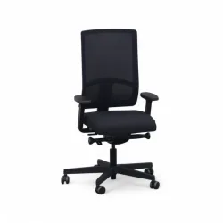 Office chair Sitag SitagX-Line mesh with 2D armrests, Black, New, Ergonomic chair - ideal for flexible working