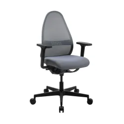 Bürostuhl SOFT SITNESS ART, Synchronmechanik, mit Armlehnen, grau Topstar