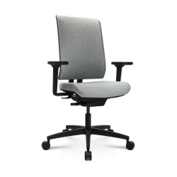 Tradingzone Green office chair with 3D armrests, Gray, New, Ergonomic chair - ideal for flexible working