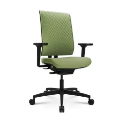 Tradingzone Green office chair with 3D armrests, Green, New, Ergonomic chair - ideal for flexible working