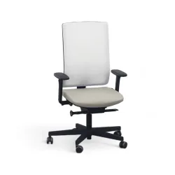 Office chairs Sitag SitagPoint Tec 2 Mesh with 2D armrests, Beige, New, Ergonomic chair - ideal for flexible working
