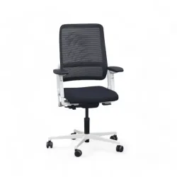 Office chair SitagXilium Mesh swissmade with 4D armrests, Black, New, Ergonomic chair - ideal for flexible working