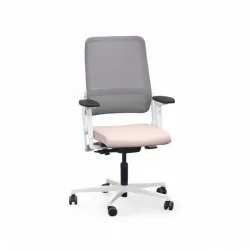 Office chair SitagXilium Mesh swissmade with 4D armrests, Pink, New, Ergonomic chair - ideal for flexible working