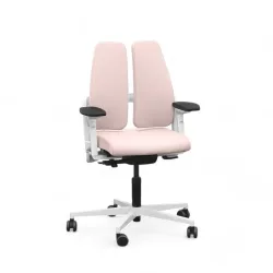 Office chair SitagXilium DuoBack swissmade ergonomic with 4D armrests, Pink, New, Ergonomic chair - ideal for flexible working