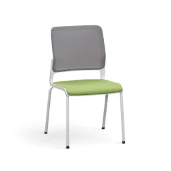 4-legged chairs Sitag SitagXilium Mesh Green without armrests, New - Perfect for office and reception