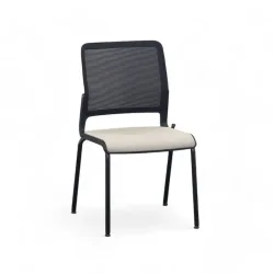 Sitag SitagXilium Mesh visitor chair Beige without armrests, New - Perfect for office and reception