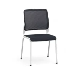 4-legged chairs Sitag SitagXilium Mesh Black without armrests, New - Perfect for office and reception