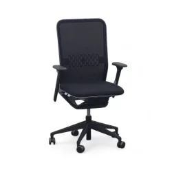 Office swivel chair Sitag SitagTeam Mesh with 2D armrests, Black, New, Ergonomic chair - ideal for flexible working