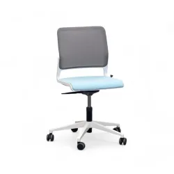 Conference chair Sitag SitagXilium Mesh without armrests, Blue, New - Ergonomic & height-adjustable