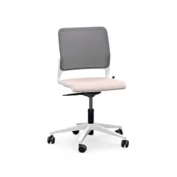 Conference chair Sitag SitagXilium Mesh without armrests, Pink, New - Ergonomic & height-adjustable