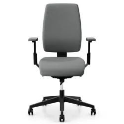 Office swivel chair Giroflex 68-3509 with 3D armrests, Gray/Black, New, Ergonomic chair - ideal for flexible working