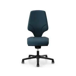 Office swivel chair Giroflex 64-3578 without armrests, Blue/Black, New, Ergonomic chair - ideal for flexible working