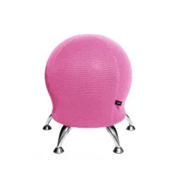 Office stool Topstar Sitness 5, Pink/Chrome-plated, New, Ergonomic - ideal for flexible workstations
