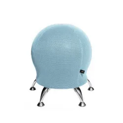 Office stool Topstar Sitness 5, Light blue/Chrome-plated, New, Ergonomic - ideal for flexible workstations
