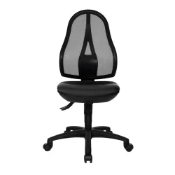 Topstar Open Point SY office swivel chair without armrests, Black, New, Ergonomic chair - ideal for flexible working