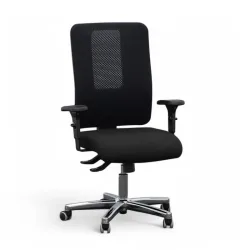Office swivel chair Topstar Open X N with 2D armrests, Black, New, Ergonomic chair - ideal for flexible working