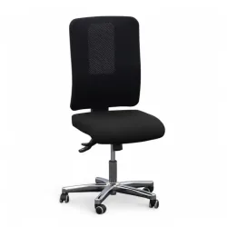 Office swivel chair Topstar Open X N without armrests, Black, New, Ergonomic chair - ideal for flexible working