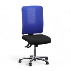 Office swivel chair Topstar Open X N without armrests, Blue, New, Ergonomic chair - ideal for flexible working
