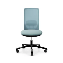 Bürodrehstuhl HAG Futu Mesh 1100-S ohne Armlehnen, Hellblau, Neu, Ergonomischer Stuhl - ideal für flexibles Arbeiten