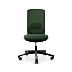 Bürodrehstuhl HAG Futu Mesh 1100-S ohne Armlehnen, Grün, Neu, Ergonomischer Stuhl - ideal für flexibles Arbeiten