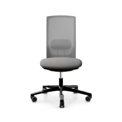 Bürodrehstuhl HAG Futu Mesh 1100-S ohne Armlehnen, Grau, Neu, Ergonomischer Stuhl - ideal für flexibles Arbeiten