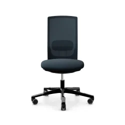 Bürodrehstuhl HAG Futu Mesh 1100-S ohne Armlehnen, Dunkelblau, Neu, Ergonomischer Stuhl - ideal für flexibles Arbeiten