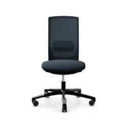 Bürodrehstuhl HAG Futu Mesh 1100-S ohne Armlehnen, Dunkelblau, Neu, Ergonomischer Stuhl - ideal für flexibles Arbeiten