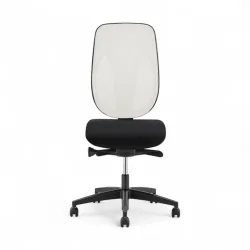 Bürostuhl Giroflex 353-4029 ohne Kopfstütze & ohne Armlehnen Weiss/Schwarz, Neu, Ergonomischer Stuhl - ideal für flexibles Arbeiten