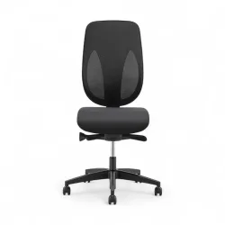 Bürostuhl Giroflex 353-4029 ohne Kopfstütze & ohne Armlehnen Schwarz/Schwarz, Neu, Ergonomischer Stuhl - ideal für flexibles Arbeiten
